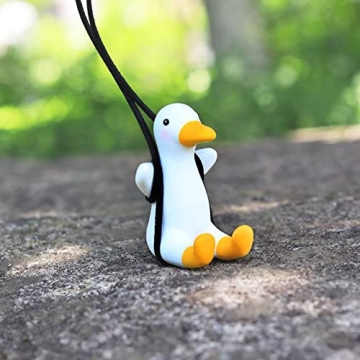 Alwoligag Duck Car Pendant Charming Rearview Accessory