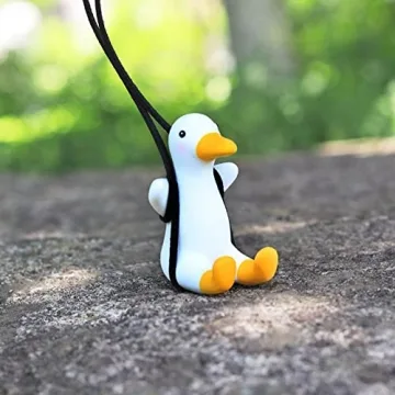 Alwoligag Duck Car Pendant Charming Rearview Accessory