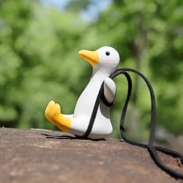 Alwoligag Duck Car Pendant Charming Rearview Accessory