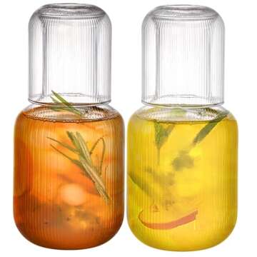 Bekith 25 OZ Bedside Water Carafe and Tumbler Set