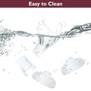 6PCS Duckbill Valves & 4PCS Diaphragm Compatible with Momcozy M5 Wearable Breast Pump, Replacement Pump Parts Accessories Compatible for M5 Momcozy, Not Original Mom Cozy Accessories