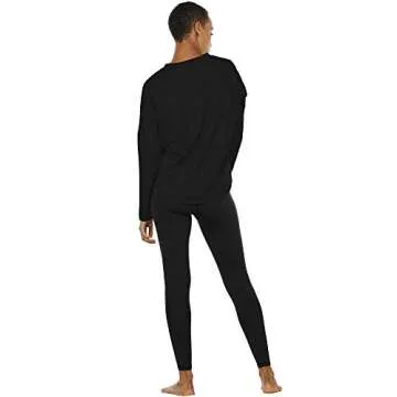 icyzone Workout Sweatshirts for Women - Women's Pullover Running Tops Long Sleeve Athletic Shirt (Black, S)