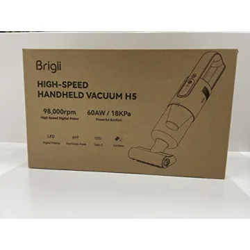 Brigii Pet Hair Vacuum - Cordless, Ergonomic and Powerful