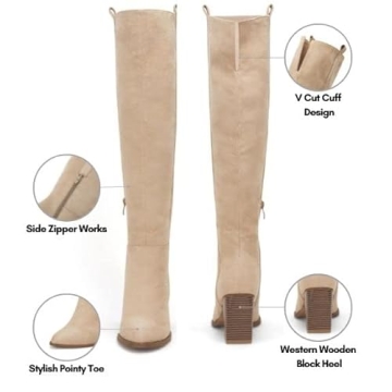 Comfortable Over Knee Thigh High Boots for Women
