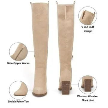 Comfortable Over Knee Thigh High Boots for Women