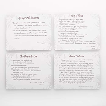 Inspirational Prayer Cards in Metal Tin for Women