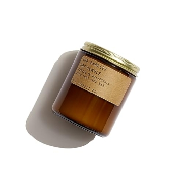 P.F. Candle Co. Classic Soy Wax Candle in Amber Jar