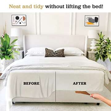 LIFT & TUCK DESIGN 14.5" Bed Sheet Tucker Tool, Designed in Australia, Ergonomic, Improved Daily Liv...