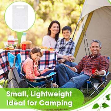 Lounsweer 2 Pcs Small Cutting Board for Kitchen Mini Plastic Cutting Board Set Bar Dishwasher Safe Granite Color Food for Camping Food Fruits Prep Vegetables Easy Grip(6" x 10",White)