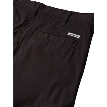 Dickies mens 11 Inch Temp-iq Performance Hybrid Work Utility Shorts, Black, 34 Regular US