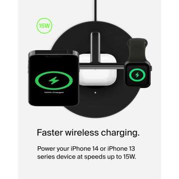Fast 3-in-1 MagSafe Charger for Apple Devices