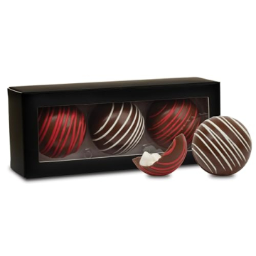 Gourmet Hot Chocolate Bombs with Marshmallows - 3 Pack by Chocolate Works