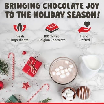 Delicious Hot Chocolate Bombs with Marshmallows in 3 Pack