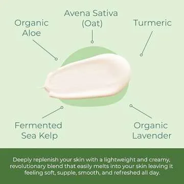 Sea-El Lamina Sea Kelp Day Cream Hydrating & Firming Anti Aging Glow Natural & Organic Dry Skin Care - Daily Face Moisturizer for Women & Men - 2 Oz