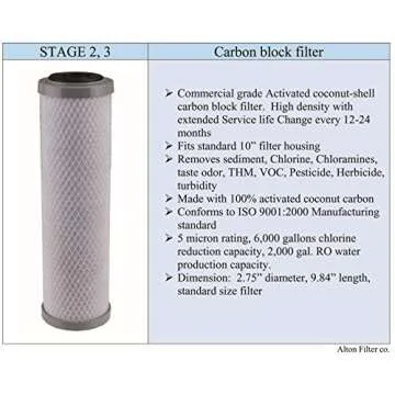 Compatible APEC Ultimate Complete 5 stage high capacity filter set for model ROES-50, RO-45, RO-PUMP RO Reverse Osmosis systems, 100% compatible + instructions and free tech support, provided by Alton