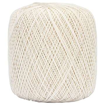 Red Heart Classic Crochet Thread, 1 Pack, Antique White, 1200 Foot