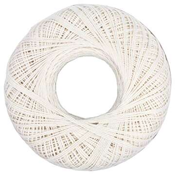 Red Heart Classic Crochet Thread, 1 Pack, Antique White, 1200 Foot