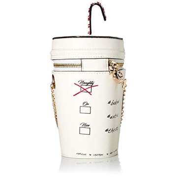 Betsey Johnson Gingerbread Latte Bag, White, One Size
