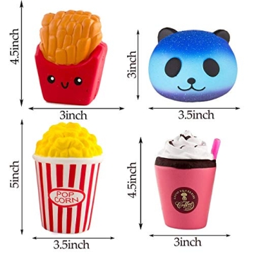 R.HORSE Cute Kawaii Squishy Toys Set - 7 Pack