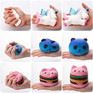 R.HORSE Cute Kawaii Squishy Toys Set - 7 Pack