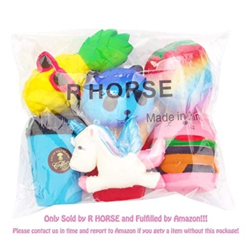 R.HORSE Cute Kawaii Squishy Toys Set - 7 Pack