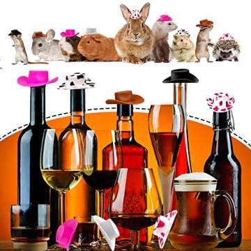 30PCS Mini Cowboy Cowgirl Hats for Creative Fun