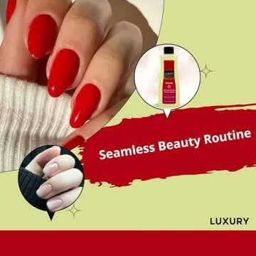 Nail Polish Remover with Strengthening Formula - Professional Strength Gel & Acrylic Nail Glue Remover - Enriched with Hydrolyzed Silk, Vitamin E & B5 - Fast-Acting, Healthy Nails (1 psc)