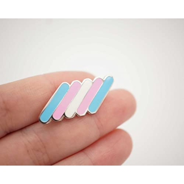 Transgender Pride Pin | Vibrant LGBTQ Enamel Decoration