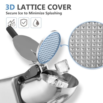 YODHOSA Electric Ice Shaver Efficient 300W Snow Cone Maker