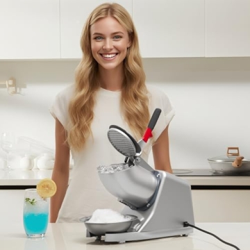 YODHOSA Electric Ice Shaver Efficient 300W Snow Cone Maker
