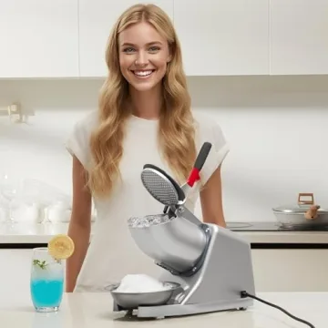 YODHOSA Electric Ice Shaver Efficient 300W Snow Cone Maker