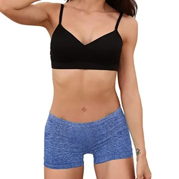 R RUXIA Women's Seamless Boyshort Panties 5 Pack