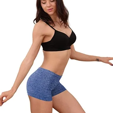 R RUXIA Women's Seamless Boyshort Panties 5 Pack