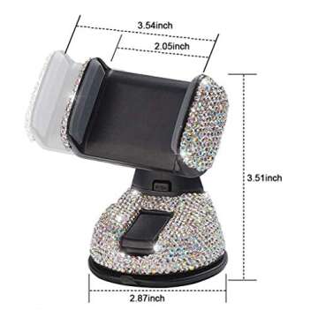Bling Rhinestones Cell Phone Set - Car Accessories for Women