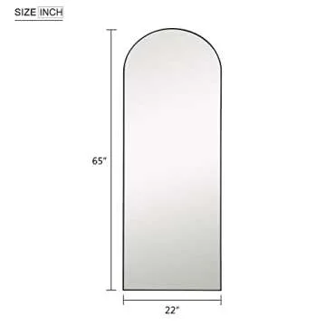 NeuType Arched Full Length Mirror for Elegant Spaces