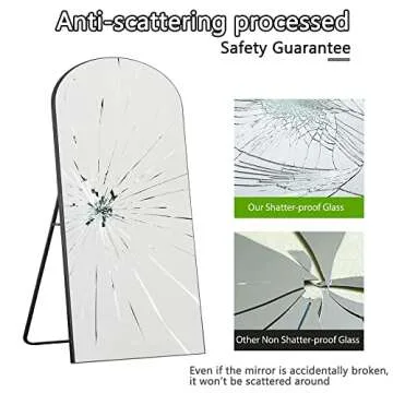 NeuType Arched Full Length Mirror for Elegant Spaces