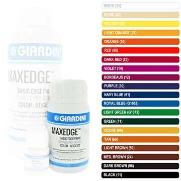 Buckleguy.com Giardini Basic Italian Leather Edge Paint, 30 mL (1oz), White (10)