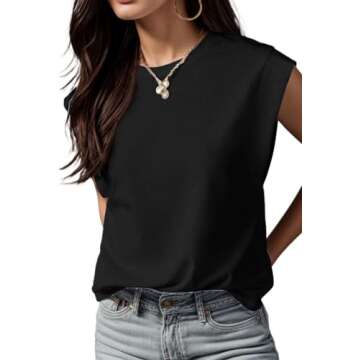 GRECERELLE Women's Summer Cap Sleeve Tank Tops for 2025