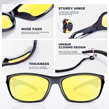 RIVBOS Polarized Sunglasses UV Protection Sports Accessories