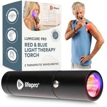 LifePro Infrared & Red Light Therapy Device for Muscles and Joints Pain Relief, Portable Design for ...