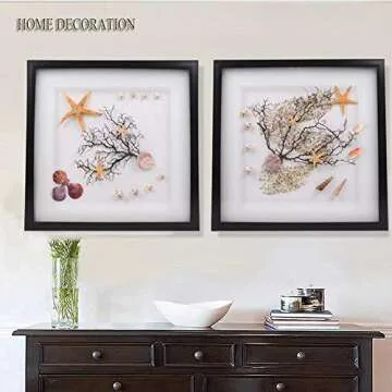 Sea Shells Mixed Beach Seashells 9 Kinds 1.2"-3.5 "Various Sizes Natural Seashells and 2 Kinds of Natural Starfish for Beach Themed Party DIY Crafts Fishtank Vase Fillers Home Wedding Decorations