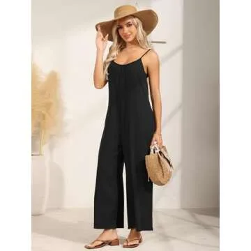 Stylish Bellcoco Women’s Sleeveless Jumpsuit with Pockets