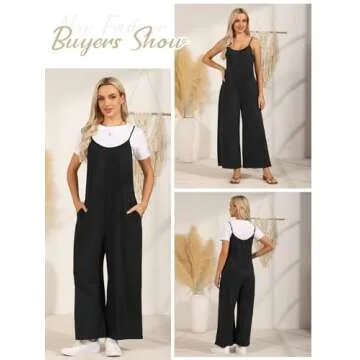 Stylish Bellcoco Women’s Sleeveless Jumpsuit with Pockets
