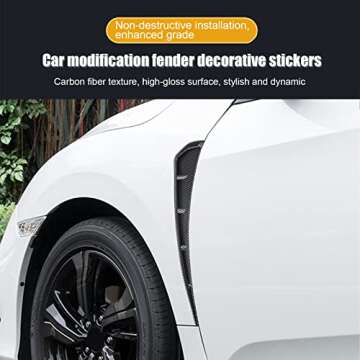 Miytsya Car Fender Side Vents - Stylish Exterior Upgrade