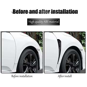Miytsya Car Fender Side Vents - Stylish Exterior Upgrade