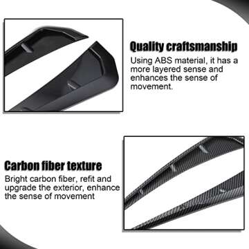 Miytsya Car Fender Side Vents - Stylish Exterior Upgrade