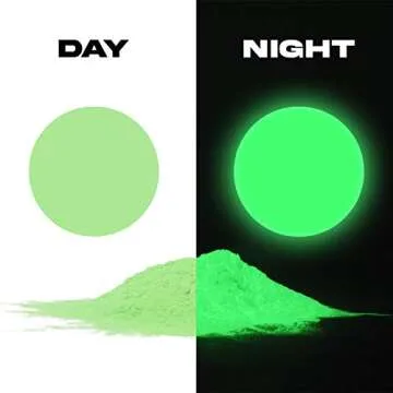 Hemway Phosphorescent/Luminous Neon Glow in The Dark Pigment Powder Dust in Yellow Colour with RESEALABLE Strong Packet (Various Quantities Available) (100g / 3.5oz)