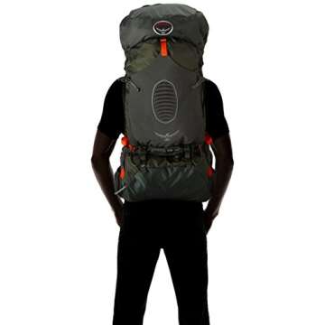 Osprey Men's Atmos AG 65 Backpack (2017 Model), Graphite Grey, Large