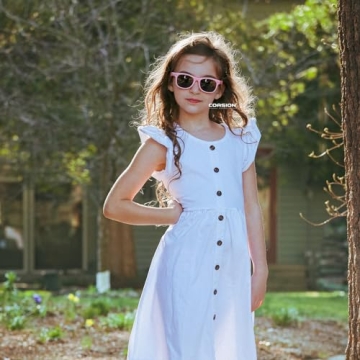 Stylish COASION Kids Polarized Sunglasses for Ages 3-9