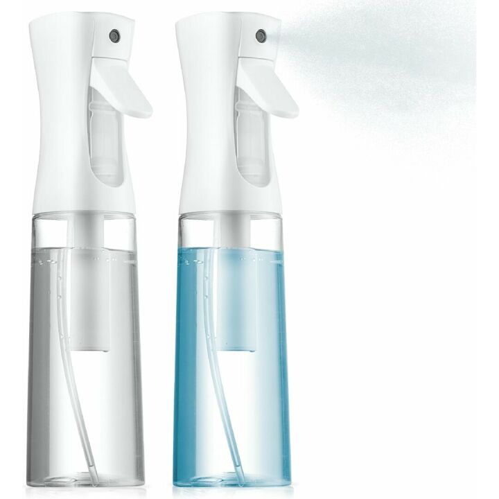 Continuous Spray Bottles - Hair and Cleaning Mist 2 Pack